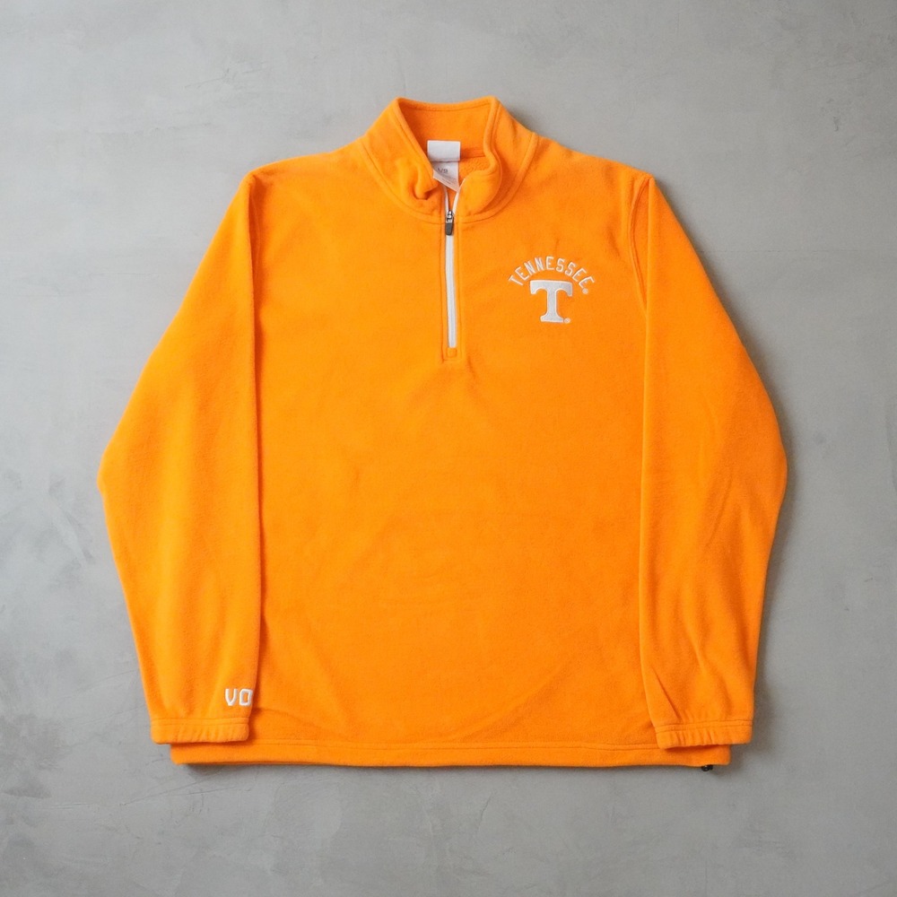 Knights Apparel Tennessee Volunteers Fleece Pullover Large Mens Orange 1/4 Zip